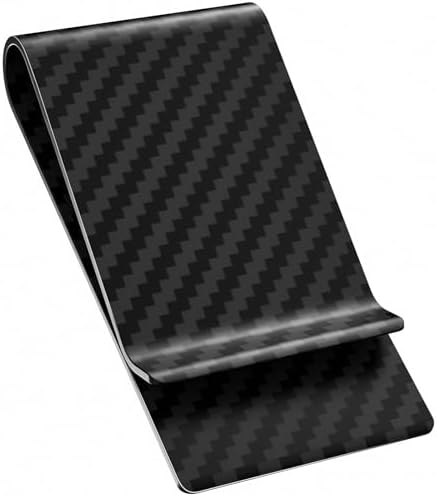 Carbon Fiber Money Clip Front Pocket Wallet - Matte