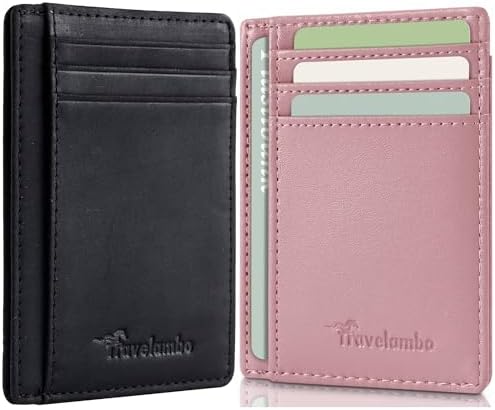 Silm Wallet Womens & Wallet for men Card Holder - brown