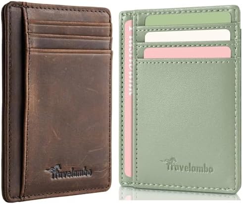 Silm Wallet Womens & Wallet for men Card Holder - Green