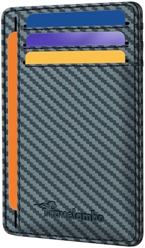 Slim Minimalist Wallet for Men - Blue
