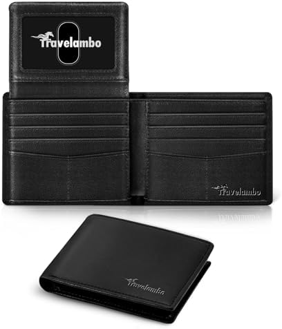 Wallet for Men, Premium Classic Mens Wallet Minimalist Slim