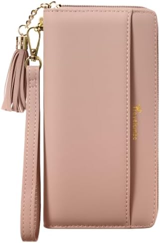 Wristlet Wallet Women RFID Bifold Large Capacity Clutch Purse